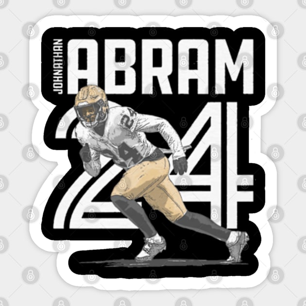 Johnathan Abram New Orleans Inline Sticker by danlintonpro